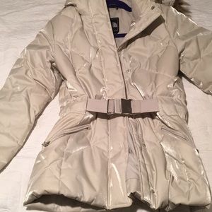 Off white  women's north face